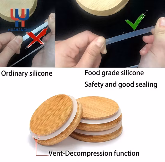 Glass Jar, Food Jar, Glass Food Storage Containers Glass Storage Jar with Airtight Bamboo Lids Kitchen Glass Canisters for Coffee, Flour, Sugar, Candy, Cookie