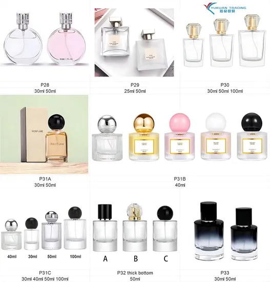 주문 검정/파랑/Transpraent 색깔 사각 향수 살포 향수 유리병 30ml50ml/100ml는 스크린 인쇄 유리제 향수병을 주문을 받아서 만들었습니다