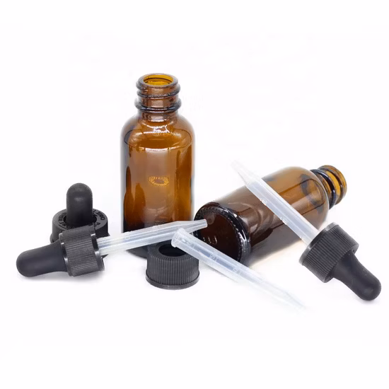 아로마 테라피 에센셜 오일 액체 병 Dropper 캡에 대한 공장 알루미늄 Dropper 실리콘 고무 캡 Dropper 피펫으로 포장하는 화장품