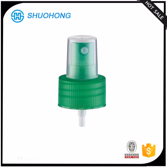 PP 캡이 있는 검정색 플라스틱 미세 미스트 스프레이어, 블랙 클렌저 액체 미스트 스프레이어 펌프