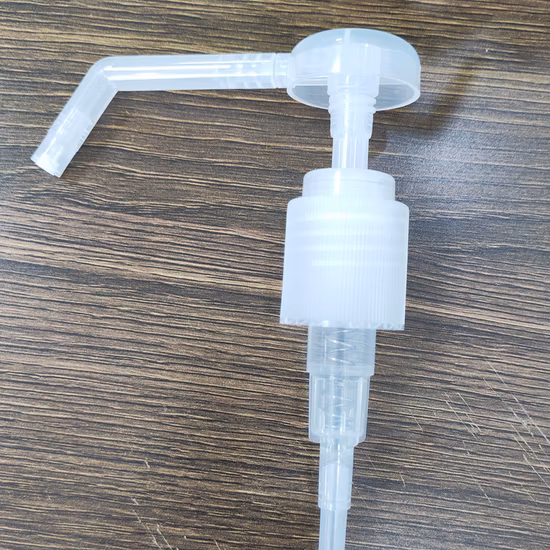 긴 노즐 화장품 플라스틱 디스펜서 28/400 핸드 워시업