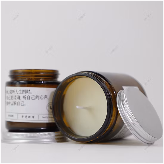 향기로운 양초를위한 손으로 불어 빈 유리 캔들 항아리 양초 만들기를위한 유리 캔들 컨테이너 유리 럭셔리 캔들 용기