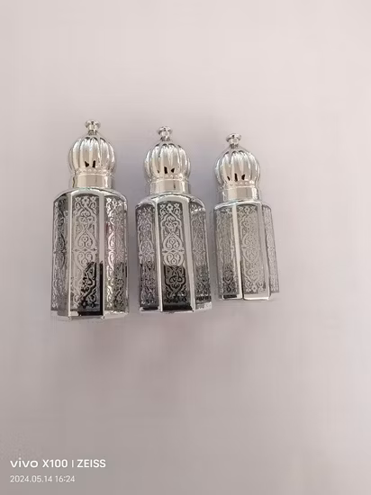 Attar Oud 에센셜 오일 향수 Zamak 금속 유리 향수병 12ml 10ml